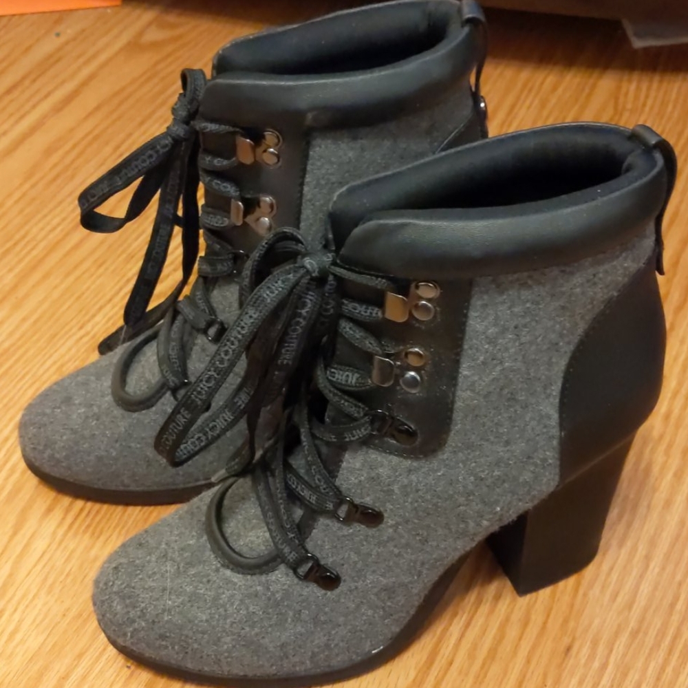 Juicy couture heeled boots